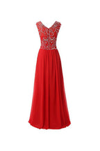 Bodenlanges Brautjungfernkleid mit Kappenärmeln aus Chiffon, Ballkleid für den Abend PG317