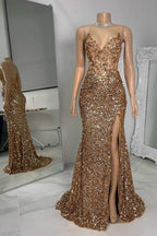Splendido abito da sera senza maniche con spalline sottili a colonna in tulle e strass