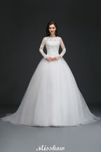 Superbes robes de bal en tulle avec traîne courte pour mariage
