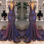Halter Sleeveless Mermaid  Prom Dress