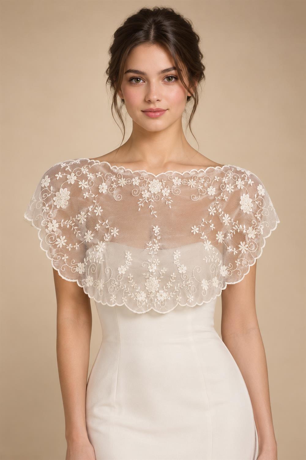 Embroidery Lace Mantilla Women Head Covering Church Catholic Veil