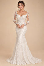 Luxury Satin Mermaid Wedding Dress Sweetheart Detachable Skirt