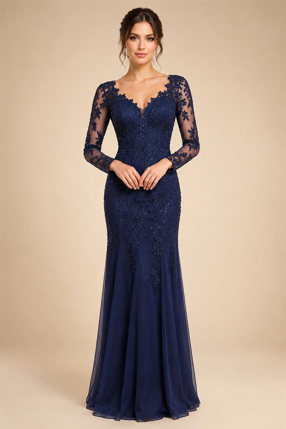 Custom A Line Wedding Dress With Lace Appliques Court Train