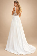 Illusion Beach Wedding Dress Side Split Off Shoulder Long Sleeve Bridal Gown for Women Summer VestidoCustomized