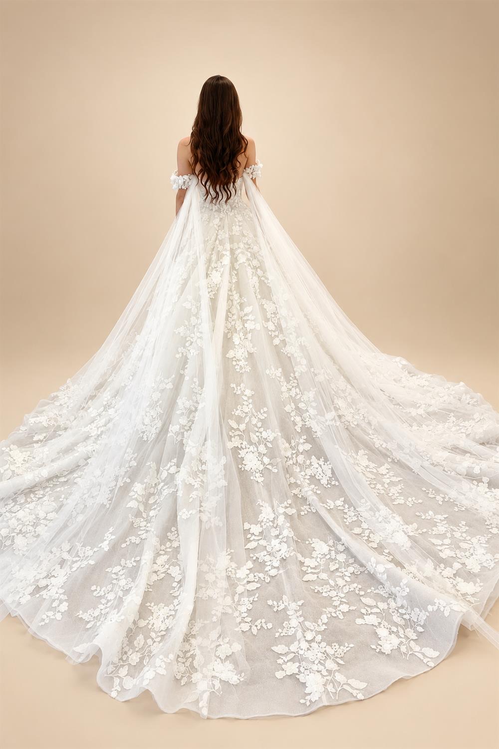 Princess Lace Wedding Dresses For Women Boho Off the Shoulder Appliques Bridal Dress Sweetheart Ball Gown Customized
