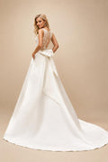 Soft Import Satin Wedding Dresses For Women Customized Lace Appliques Sexy Bridal Gown Vestidos De Novia