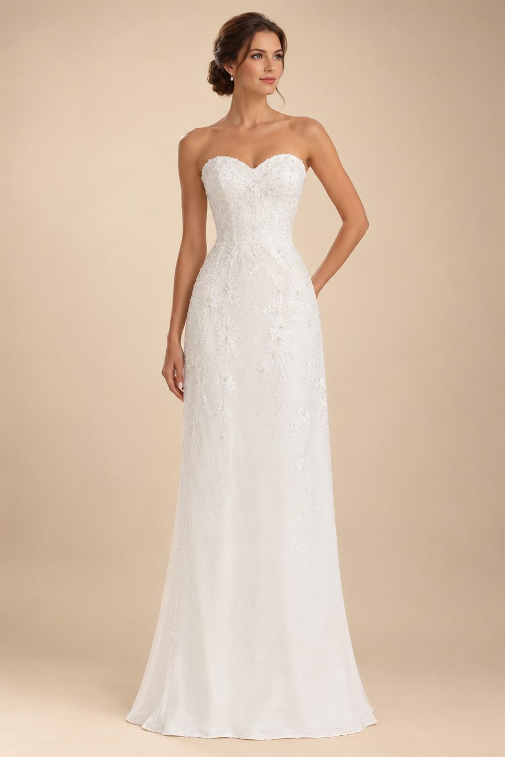 Boho Long Sleeve Wedding Dresses Backless robe longue Vintage Simple Chiffon Wedding Gowns Customized
