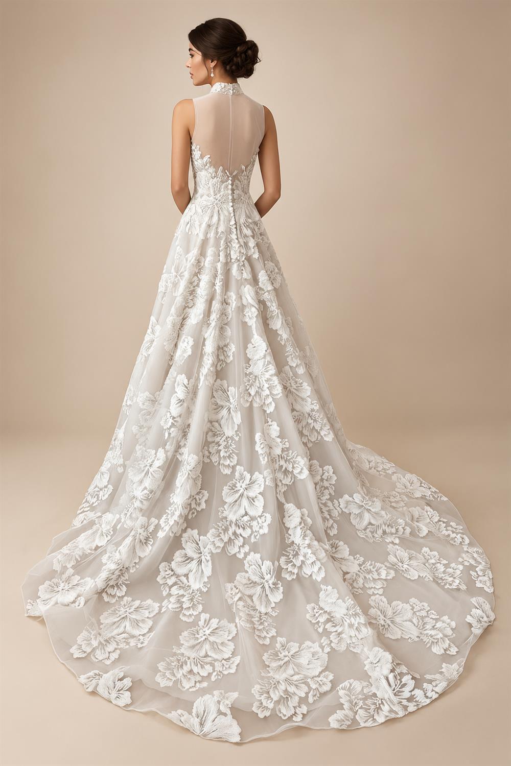 Sweetheart Women's Wedding Dress Champagne Boho Wedding Gown Vestido De Novia Para Boda Customized