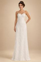 Custom Plus Size Wedding Dress Long Sleeves A Line Lace Applique Gown