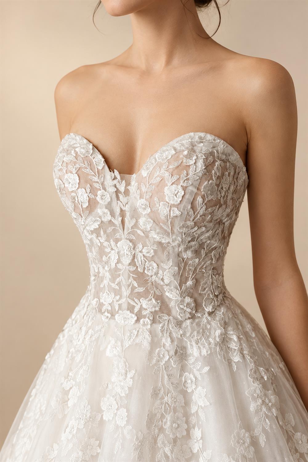 Classic See Through Sweetheart Lace Up Wedding Dresses Ball Gowns Vestidos De Novia Plus Size Customized Dress
