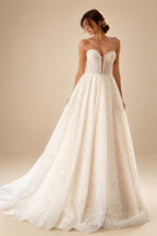 Sparkle Sequins Wedding Dresses Backless Sleeveless Sexy Bridal Gowns A-Line Robes Vestidos De Novia Customized