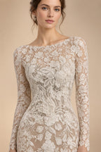 Womens Off Shoulder Lace Applique Beach Wedding Dress Boho Bridal Gown Custom