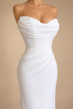 Elegant Mermaid Wedding Dresses With Train Sweeheart Neck Bridal Gowns Customized Vestidos De Novia Boda