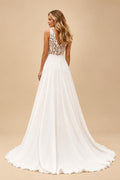 Halter Neck Tulle Wedding Dresses Sexy Sleeveless Bridal Gowns with Sweep Train and Button Back Customized