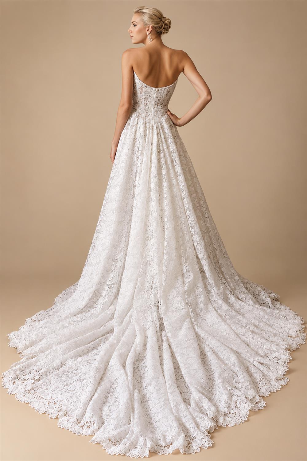 Sweetheart Off Shoulder Lace Wedding Dress A-line Wedding Gowns For Women Robe De Mariee Customized