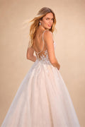 Beach Boho Wedding Dress Tulle A-Line Floor Length Spaghetti Straps Sleeveless Classic V-Neck Bridal Gown Customized