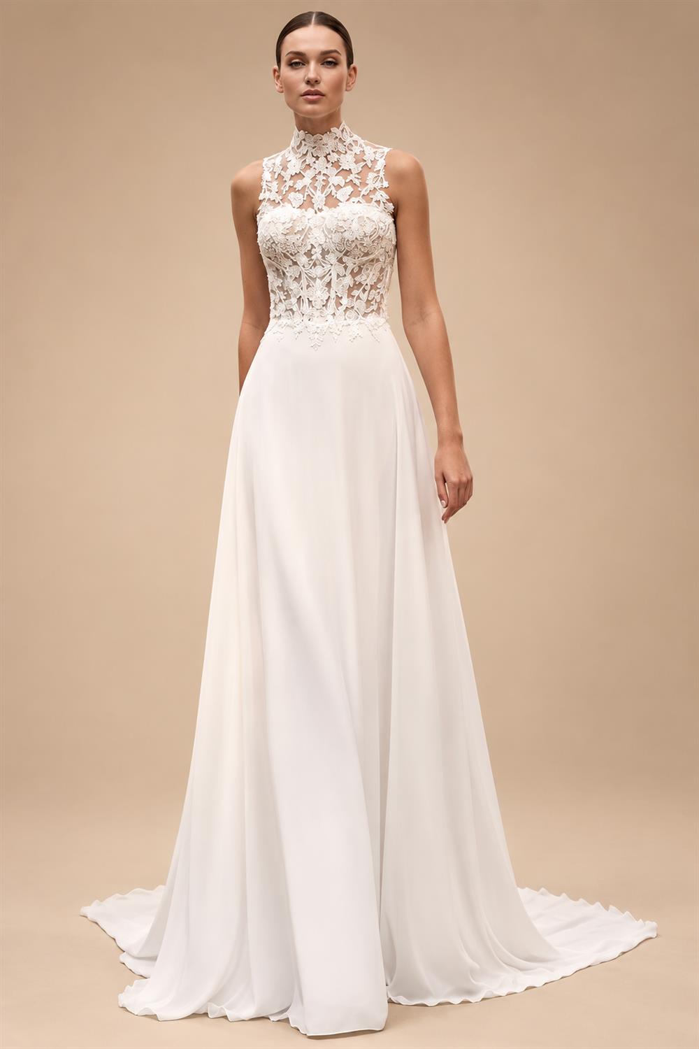 Boho Floral Lace Applique Bridal Gown with Jacket Sweep Train A-Line Wedding Dress Robes De Soirée Customized