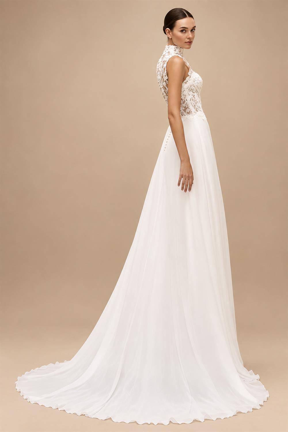 Boho Floral Lace Applique Bridal Gown with Jacket Sweep Train A-Line Wedding Dress Robes De Soirée Customized
