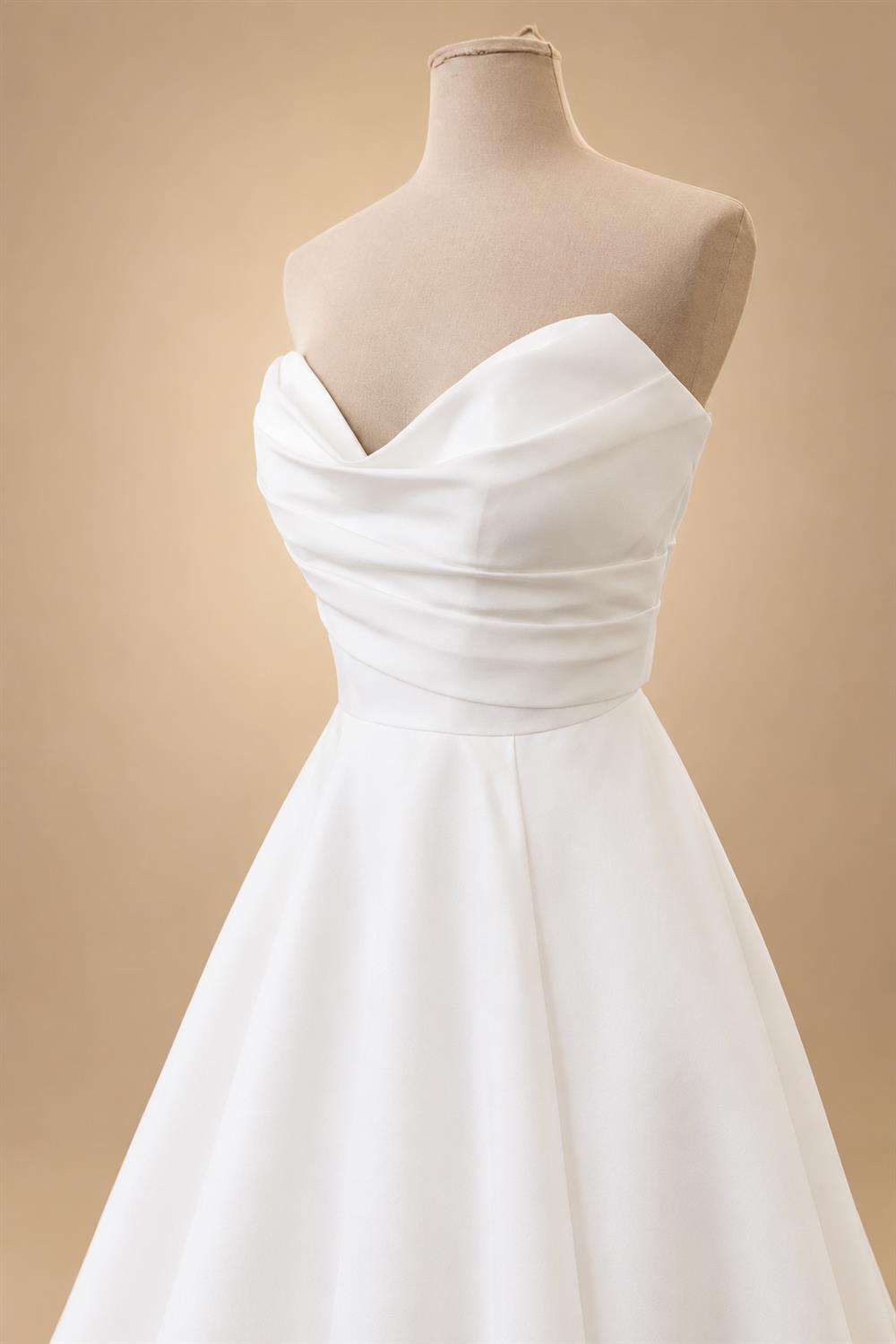 Soft Organza Satin Wedding Dresses V Neck Customized Vestidos Elegant Long Beach Bridal Gowns Customized