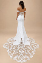 Off the Shoulder Wedding Dress Party Gown for Women Customized Bridal Gown vestido de casamento suknia ślubna