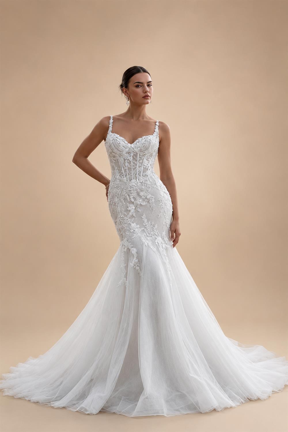 Off the Shoulder Mermaid Wedding Dress Customized Lace Appliques Backless vestidos para mujer elegantes y bonitos