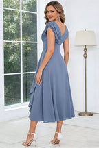 A-Line Floor Length One Shoulder Long Mother of the Bride Dresses with Lace (SHI22500179)