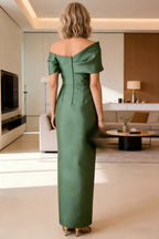 Long Sleeve Jacquard A Line Mother of the Bride Dresses Ruched (SHI22500554)