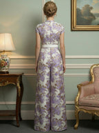 Tulle A-Line Maxi Mother of the Bride & Groom Dresses with Sequin Embroidery Bodice (SHI22500783)