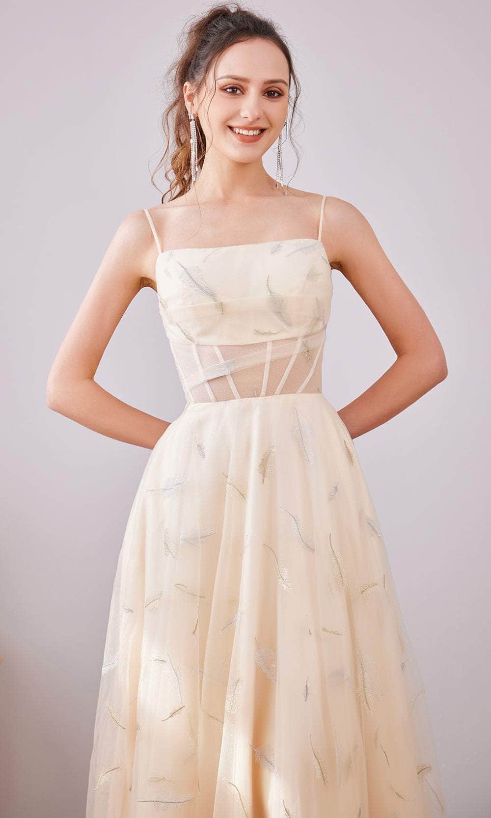 Robe longue droite en ligne A
