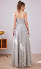 Robe longue droite en ligne A