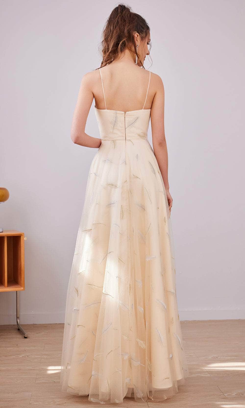 Robe longue droite en ligne A
