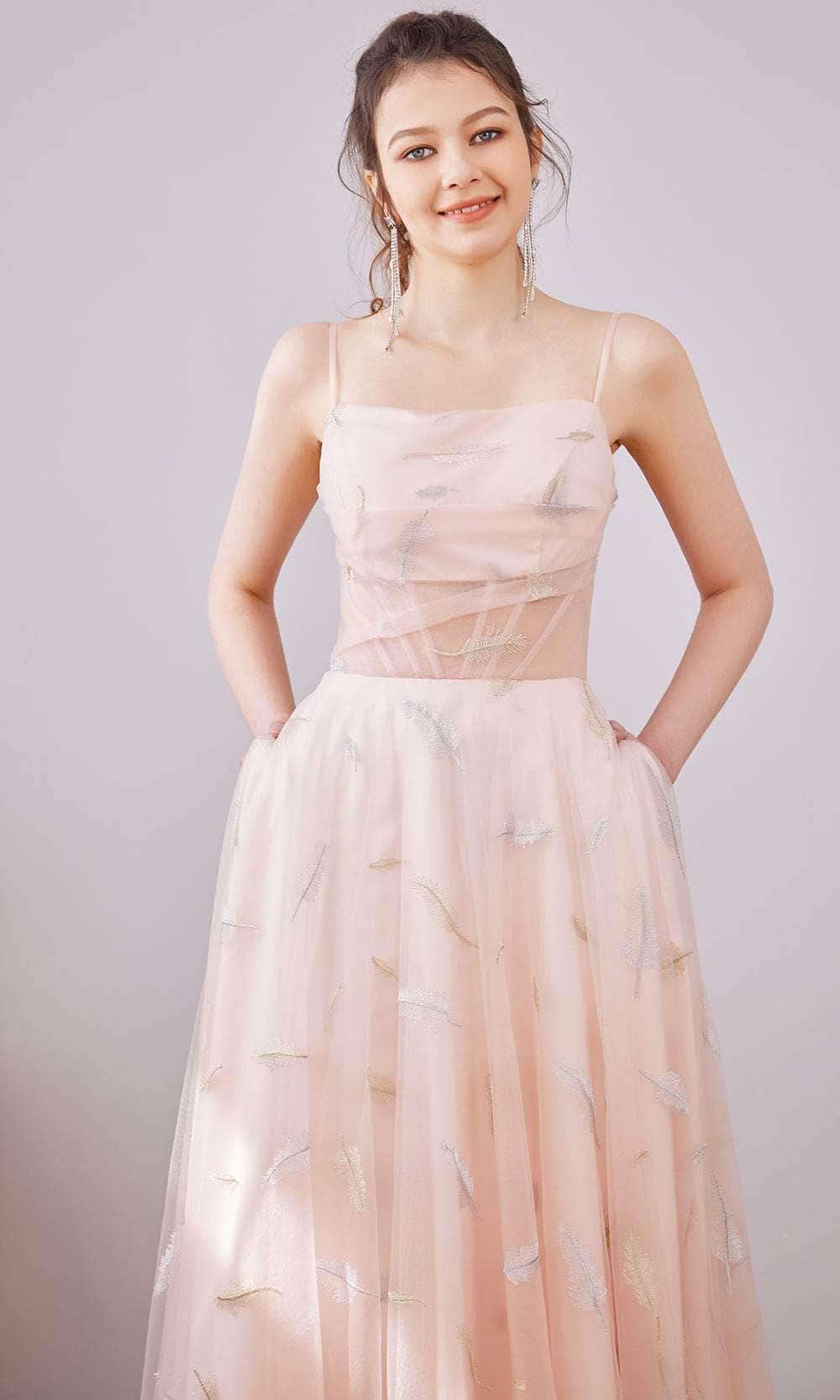Robe longue droite en ligne A