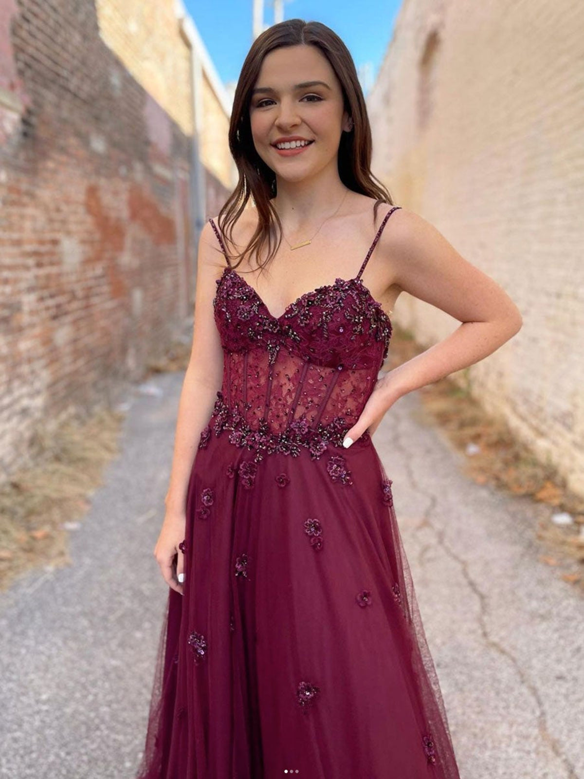 Robe de bal longue ligne A, dos en tulle, sans dos, bordeaux, robe de soirée formelle pour remise de diplôme