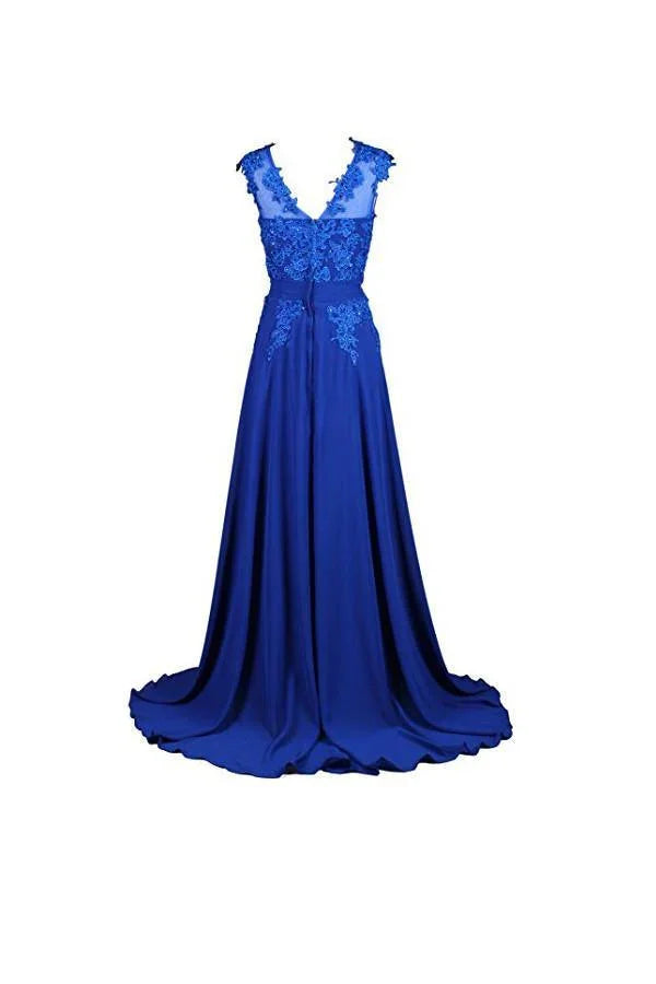 Vestido longo de dama de honor em chiffon Vestido de baile Vestidos de noite para regresso a casa BD022