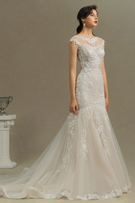 Vestido de novia sirena de lujo | Vestidos de novia de encaje