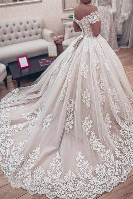 Vestidos de noiva de luxo princesa | Vestidos de noiva em renda