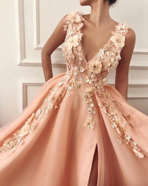 Nouvelles robes de soirée longues à col en V | Robes de bal