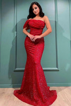 Robes de bal longues rouges | Robes de soirée scintillantes