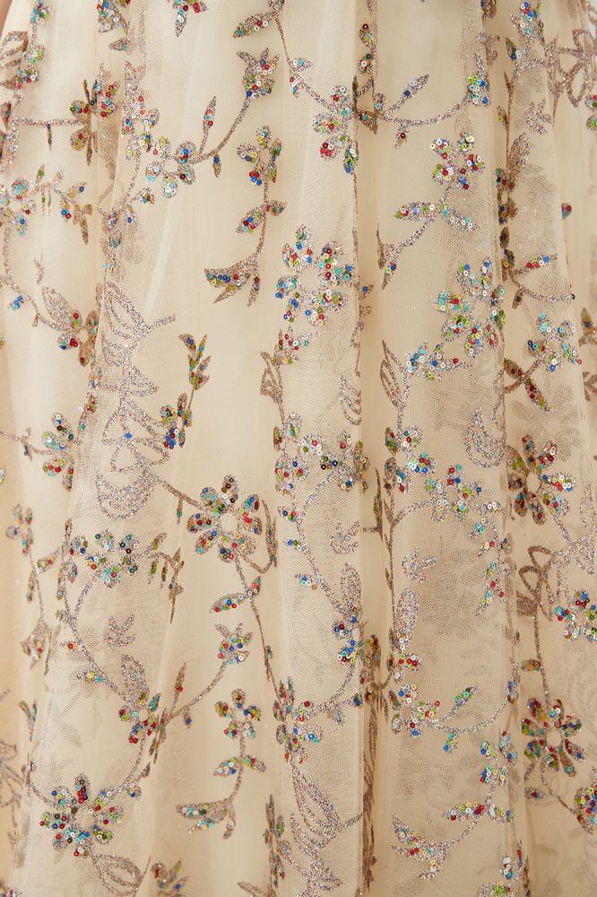 Vestido romántico floral de manga corta en línea A para fiesta de primavera por la tarde, vestido largo hasta el suelo para bailar
