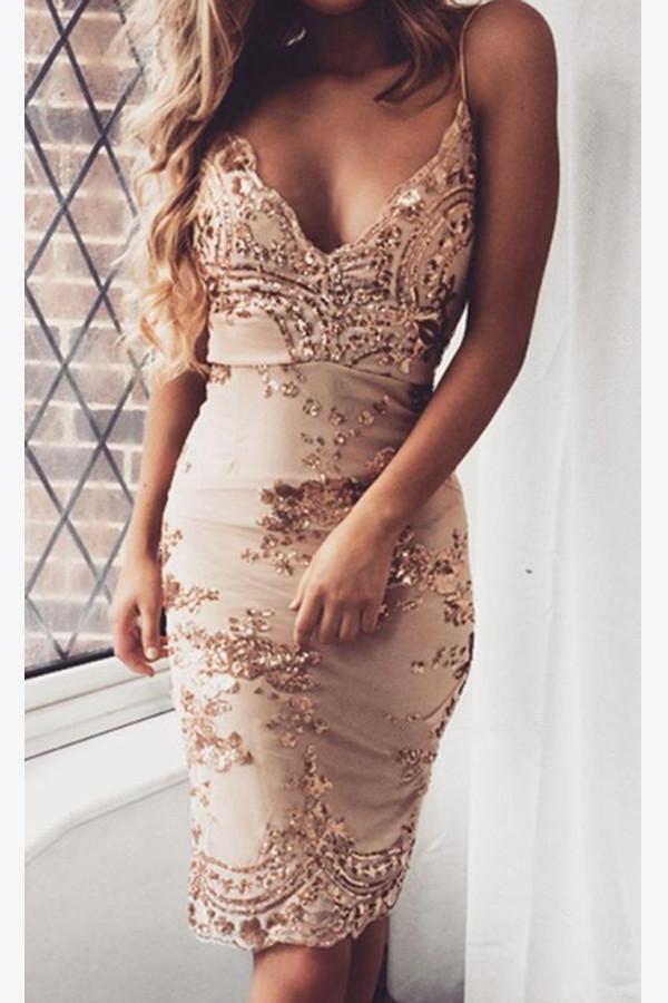 Robes courtes de bal à fines bretelles en dentelle et col en V, robes de rentrée pour filles