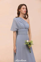 Ärmelloses A-Linien-Kleid für Brautjungfern, bodenlanges festliches Kleid