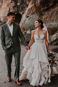 Vestidos de Noiva com Decote Coração e Corpete Bordado Vestidos de Casamento