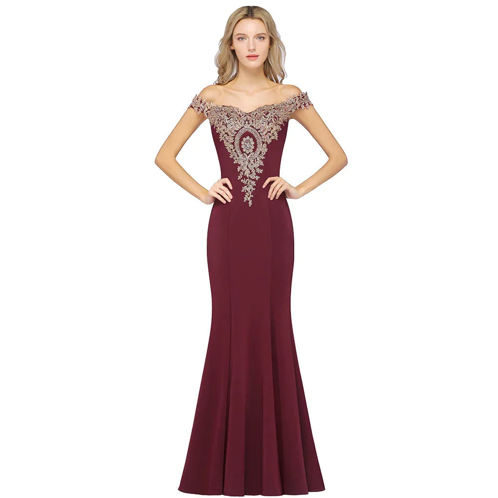 Vestido de Baile Vintage de Cetim, Sem Mangas, com Decote Ombro a Ombro em Coluna