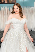 Abiti da sposa vintage senza spalline a linea ad A con pizzo e scollo a barca